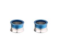 Aotiwe 1 paio di orecchini a cerchio, kit di orecchini a cerchio in acciaio inox bicolore, piercing per il corpo, 6G, Acciaio inossidabile, Non pietra preziosa