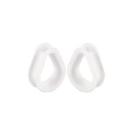Aotiwe 2 pezzi Set di dilatatori per orecchie, dilatatori per orecchie, stile alla moda, con forma di lacrima in silicone, 8mm, Silicone, Senza Gemme