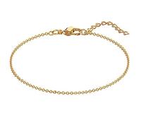 Aotiwe Cavigliera dell'amicizia, da uomo, con catena allungata, in acciaio inox, Acciaio inossidabile, Nessuna pietra preziosa