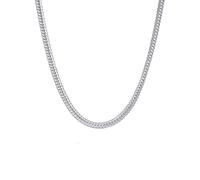 Aotiwe Collane da uomo, collana da uomo, catena a maglie da 2,4 mm, senza ciondolo, in acciaio inox, acciaio inox, Nessuna pietra preziosa