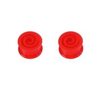 Aotiwe Kit di 2 calibri per orecchie, kit di tappi in silicone per piercing al corpo, 5/8 inch, Silicone, Non pietra preziosa