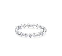 Aotiwe Ringe Damen 925 Silber, Ringe Frauen Verlobung Silber Schleife Stapelbar mit Rundschliff Weiß Zirkonia, 54 (17.2), 925 Silber, Zirconia