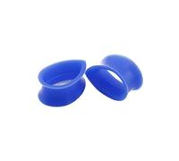 Aotiwe Set di 2 dilatatori per orecchio, in silicone, a forma di goccia, 8mm, Silicone, Senza Gemstone