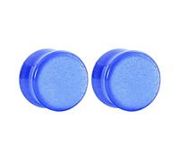 Aotiwe Set di 2 piercing a tunnel per orecchio, in stile alla moda, 5mm, Pietra, Senza Gemstone