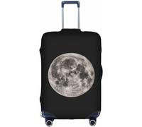 Aotmany Astronomy - Copertura per bagagli da viaggio con luna piena, adatta per bagagli da 45-81 cm, protezione elastica per valigie con cerniera nascosta, approvata TSA, Astronomia Luna Piena, L