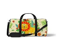 Aotmany Borsone sportivo da palestra per yoga, danza, borsa da viaggio per il weekend, borsa da viaggio colorata con gatto dei cartoni animati, borsa a tracolla per allenamento per donne e uomini,