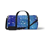 Aotmany Borsone sportivo da palestra, per yoga, danza, weekend, viaggio, fungo, lumaca, allenamento, borsa a tracolla per donne e uomini, 44,7 x 22,9 cm, Modello senza cuciture a stella, Taglia unica