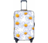 Aotmany Copribagagli da viaggio con margherite e fiori botanici per bagagli da 45-81 cm, protezione elastica per valigie con cerniera nascosta, per valigie con ruote approvato TSA, Come nella foto, L