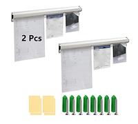 AOTOPYU Barra per ordinazioni 2 Pezzi, 25cm Tab Grabber Order Holder Porta bigliettini ordinazioni per ristoranti, Barra Porta Comande Appendi Scontrini per Cucina, Hotel, Bar, Ufficio, ordini