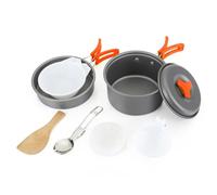 Aotu AT6385 Set di stoviglie da campeggio all'aperto per 1-2 persone (arancione)