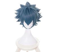 Aotu World Ray Mix Grigio Blu Parrucca uomo corta Cosplay Stile anime Capelli sintetici Costume di Halloween Gioco Gioca Parrucche KUQX1938 A