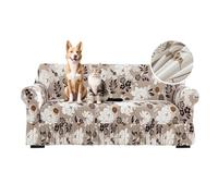 AOUHMN Copridivano 1-4 Posti Elasticizzato, Copridivano Moda con Volant e Braccioli, Copridivano Antigraffio Gatto Impermeabile Universale e Lavabile Protezione Sofa e Penisola,Style 10,190×230cm