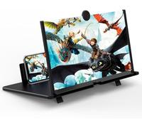 AouiSton 18 pollici ingranditore schermo smartphone,lente per smartphone,compatibile con tutti gli smartphone, ingranditore smartphone per guardare video o film (18 pollici)