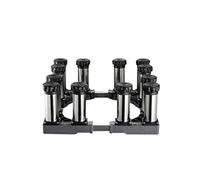 Aouoeeo Base Lavatrice Base di Supporto per Lavatrice, Frigorifero Regolabile per asciugatrice e lavastoviglie, Lunghezza/Larghezza 40-65 cm