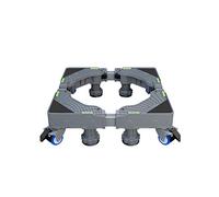Aouoeeo Base Lavatrice Base di Supporto per Lavatrice Regolabile, Carrello per Trasporto Frigorifero/congelatore, Lunghezza/Larghezza 40-68 cm