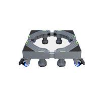 Aouoeeo Base Lavatrice Base di Supporto per Lavatrice Regolabile, Carrello per Trasporto Frigorifero/congelatore, Lunghezza/Larghezza 40-68 cm