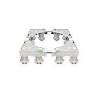 Aouoeeo Base Lavatrice Base di Supporto per Lavatrice Supporto Regolabile Frigorifero Staffa antiruggine Lunghezza/Larghezza 40 68 cm Aria