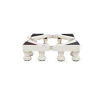 Aouoeeo Base Lavatrice Base per Lavatrice, Frigorifero, Resistente all'umidità, Staffa Resistente, Lunghezza 30-45 cm, Larghezza 38-54 cm