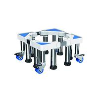 Aouoeeo Base Lavatrice Carrello per Lavatrice, Base per Frigorifero, Robusto, Multifunzionale, Mobile, con rulli, Larghezza 48