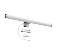 Aourow Lampada da Specchio a LED 40cm 10W 1200lm,Luce Specchio Bagno Super Luminosa Bianca Neutra 4000K,Impermeabile IP44,Applique Specchio Bagno No Strobo 230V,Classe II(Senza Interruttore)