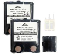 Aousavo (2 pezzi) BP38 BP40 batteria di ricambio compatibile con radio Moto PMR Walkie Talkie Radio XT180 Talkabout T80 Extreme T81 Hunter T61 T60 T9 T8 T6 T5 T4 T3 XTB446 XTK446 XTR446 IXN46 IXN46