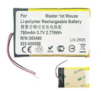 Aousavo 533-000088 - Batteria di ricambio 383450, compatibile con Logitech MX Master Wireless Gaming Mouse e DIY 3,7-5 V Electronic Products