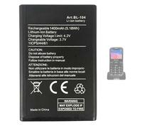 Aousavo Art BL-104 - Batteria di ricambio tipo BL-104, compatibile con NGM Facile Ego+ Più Plus Art BL-104