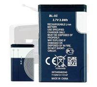 Aousavo Batteria di ricambio BL-5C, 1200 mAh, compatibile con e.g. DIGITRADIO 1, DIGITRADIO 2, TECHNIRADIO RDR, TECHNIRADIO 6 IR ecc. 3,7 V 1200 mAh BL-5C