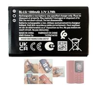 Aousavo Batteria di ricambio BL-L5J compatibile con Nokia 105 2G 2023 (NOT for 4G) PN: BL-L5J 1000mAh / 3.70Wh