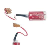 Aousavo Batteria di ricambio ER17/33 da 3,6 V, 1600 mAh, compatibile con Omron 3G2A9-BAT08 C500-BAT08 Maxell ER17/33