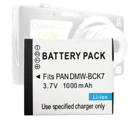 Aousavo DMW-BCK7E - Batteria di ricambio compatibile con DMW-BCK7 Lumix Digital Cameras DMC-FS37/35/18/16/FX77