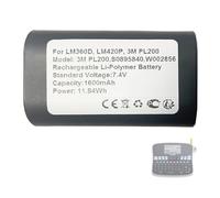 Aousavo S0895840, W002856,PL200, batteria di ricambio compatibile con DYMO LabelManager 360D, 420P, Rhino 4200, 5200, LM360D, LM420P, PL200
