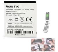 Aousavo SHELL01A - Batteria di ricambio compatibile con Doro 605,Doro 610,Doro 611,Doro 612,Doro 632,Doro 622,Doro 520X,Doro 409,Doro 410