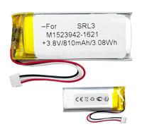 Aousavo SRL3 - Batteria di ricambio compatibile con Sena SRL3 SRL2, sistema di comunicazione Bluetooth SP144