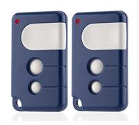 AOUZOVLI 2 Pezzi Telecomando Garage Telecomando Per Cancelli Apricancello Universale Compatibile con Chamberlain LiftMaster 84335EML 84333E 94333E ML500 ML700 4335EML TX4RUNI TX2REV 433,92MHz