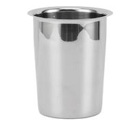 Aoveew Kitchen Utensil Holder - Premium 304 Stainless Steel Kitchen Utensils Organizer for Countertop - Large Capacity Storage Solution (Without Holes)