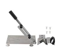 Aoveew Tagliacarne Manuale Premium Tagliacarne Congelatore per Manzo, Montone e Altro in Acciaio Inox, Spessore Regolabile 3-15 mm, Facile da Usare
