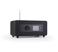 AOVOTO BEA103-028 Radio FM/DAB+/Bluetooth/USB/AUX IN colore nero con telecomando e doppia modalità sveglia