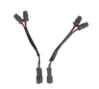 AOWINHIT 2 Adattatori per Cablaggio DT Splitter Maschio Femmina Luci Lavoro a LED per Auto di Design a Forma di Y