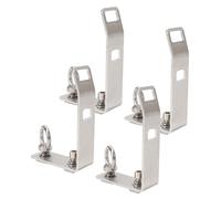 AOWINHIT 4 Pezzi Soste di Carico 304 in Acciaio Inox Tenda a Cremagliera Barra di Carico per in Legno Ardere Kayak Skis