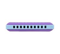 AOWINHIT Armonica a 10 Fori per Bambini, Armonica a Bocca in Resina Resistente per Principianti, Materiale Sicuro e Non Tossico, Disponibile in Diversi Colori (Bicolore-Viola)