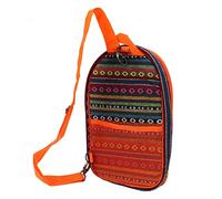 AOWINHIT Borsa per Utensili da Campeggio Design Compatto Portatile e Durevole per Escursionismo e Barbecue Poliestere 14,17 X 9,06 Pollici (Arancia)