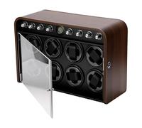 AOWINHIT Caricatore Automatico per Orologi con Elegante Finitura in Venature del legno. Il Funzionamento Silenzioso Previene le Interruzioni per gli Appassionati di Orologi. 1 unità