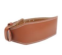 AOWINHIT Cintura per Sollevamento Pesi per un Migliore Supporto della Vita e Sicurezza Nelle attività in Palestra Materiale PU Durevole 51,2x4,5 Pollici (Marrone)