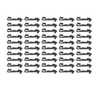 AOWINHIT Ciondolo a Collegamento con Connettore con Parole Vintage da 30 Mm | Acciaio inossidabile durevole, finitura liscia e lucida, resistenza all\'erosione, ideale per la creazione di gioielli
