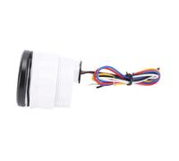 AOWINHIT Contagiri con Contaore 8000 Giri/min Indicatore Giri Motore Retroilluminato a 7 Colori per Camion Trattori Auto Barche DC 9 a 32 V (Quadrante nero lunetta nera)