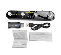 AOWINHIT Controller MIDI Wireless a Pedale 5.3 BLE MIDI di Grado Professionale con Display Digitale 5 modalità Durata Batteria 25 Ore USB Ricaricabile Interruttore in Metallo Design