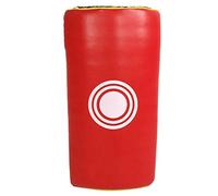 AOWINHIT Cuscino per Blocchi Taekwondo per Kickboxing per Uso Professionale in Allenamento 45x24x7 Cm Impugnatura Comoda (Rosso Giallo)