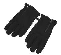 AOWINHIT da Ciclismo Invernali Impermeabili e Caldi per attività All'aperto con Tempo Freddo, Foderati in Pile, Pelle PU Resistente, 1 Paio (L)