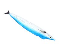 AOWINHIT Esche da Pesca Realistiche Simulazione 3D Fish Eye Esca Morbida in Plastica per Tonni per gli Appassionati di Pesca Ca.32 Cm 1 Pezzo (Tipo B)